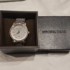 Clear Micheal Kors Watch